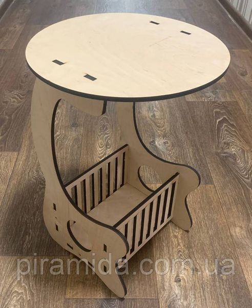 Журнальный кофейный столик 500х350 (ВхД) фанера 8 мм 89 фото
