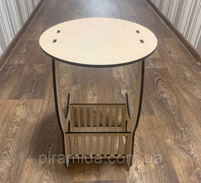 Журнальный кофейный столик 500х350 (ВхД) фанера 8 мм 89 фото