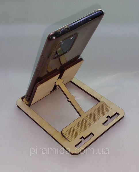 Подставка настольная держатель телефона планшета фанера 4 мм 100*130*65 (Ш*Д*В) 17 фото